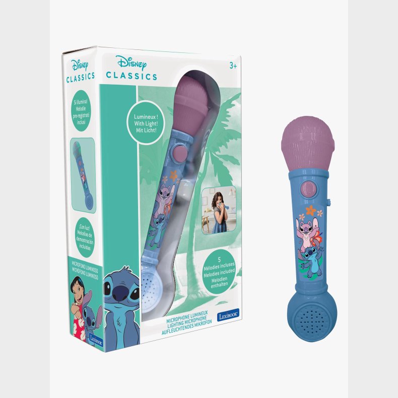 Disney Lilo and Stitch Mikrofon med Lys