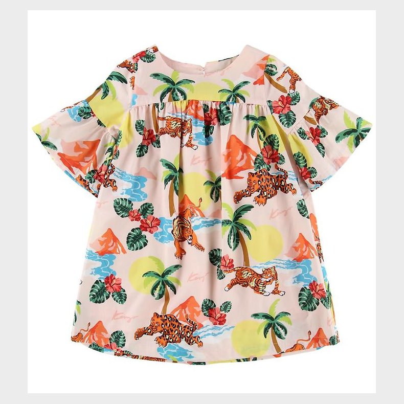 Kenzo Kjole - Pudder m. Tigere