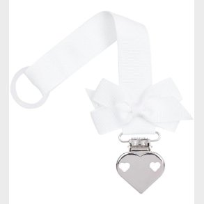 Little Wonders Suttesnor - Hvid m. Sljfe/Hjerte