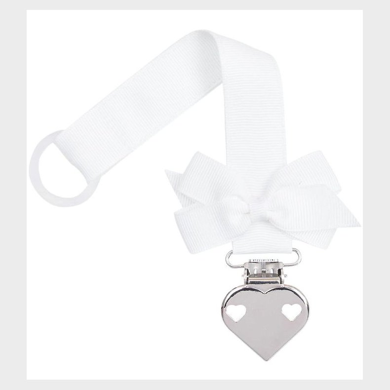 Little Wonders Suttesnor - Hvid m. Sljfe/Hjerte