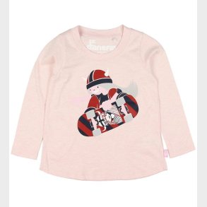 Danef Bluse - DaneNaya - Rosameleret m. Skater Freja