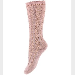 Condor Knstrmper - Strik - Rosa m. Glimmer