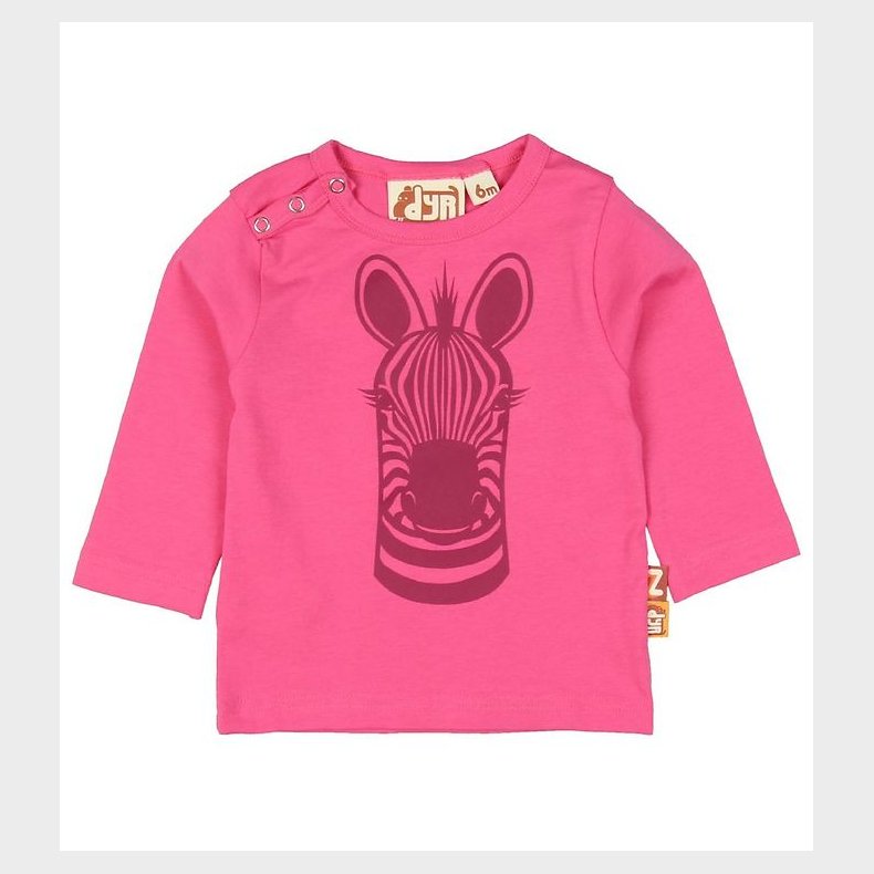 DYR Bluse - DYRSnarl - Pink m. Zebra