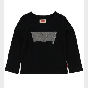 Levis Bluse - Sort m. Pailletter