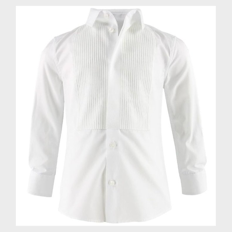 Dolce & Gabbana Skjorte - Hvid m. Plissering