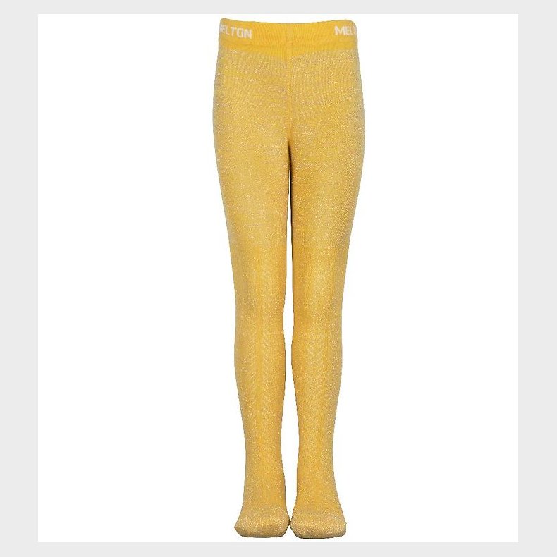 Melton Strmpebukser - Gul m. Glimmer/Mnster