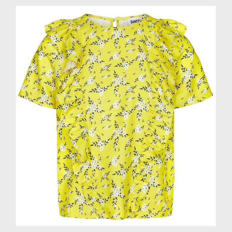 Cost:Bart T-shirt - Etty - Gul m. Blomster