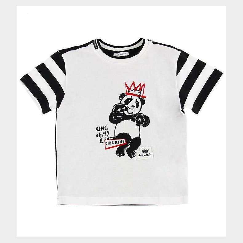 Dolce & Gabbana T-shirt - Sort/Hvid m. Panda