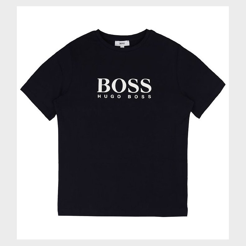 BOSS T-shirt - Navy m. Logo