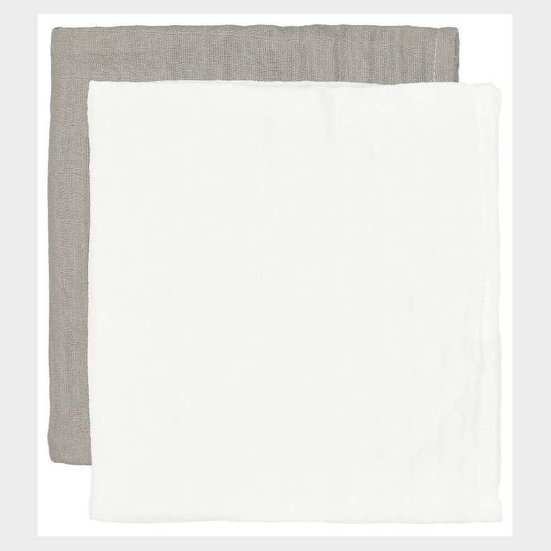 CAMA Copenhagen Stofbleer - 2-pak - 65x40 - Hvid/Gr