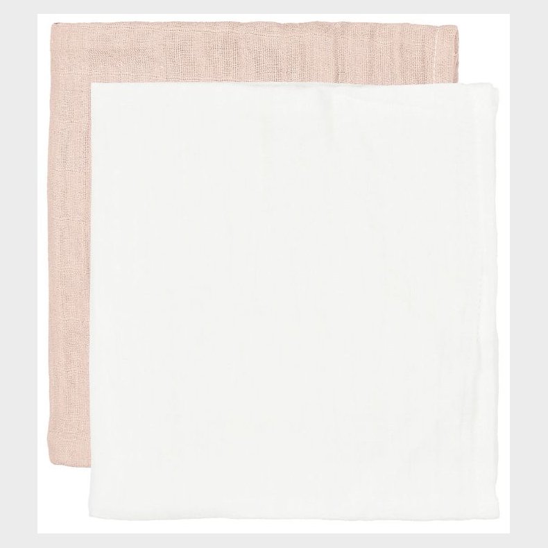 CAMA Copenhagen Stofbleer - 2-pak - 65x40 - Hvid/Pudder