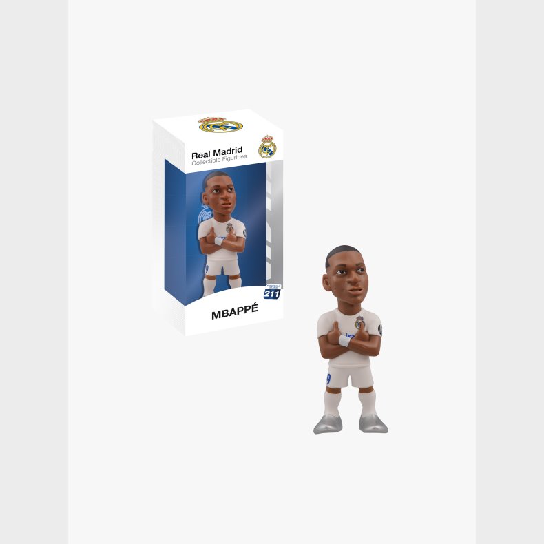 Minix Fodbold Samlerfigur Mbapp� Real Madrid