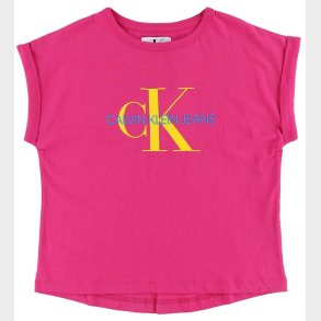 Calvin Klein T-shirt - Pink m. Logo