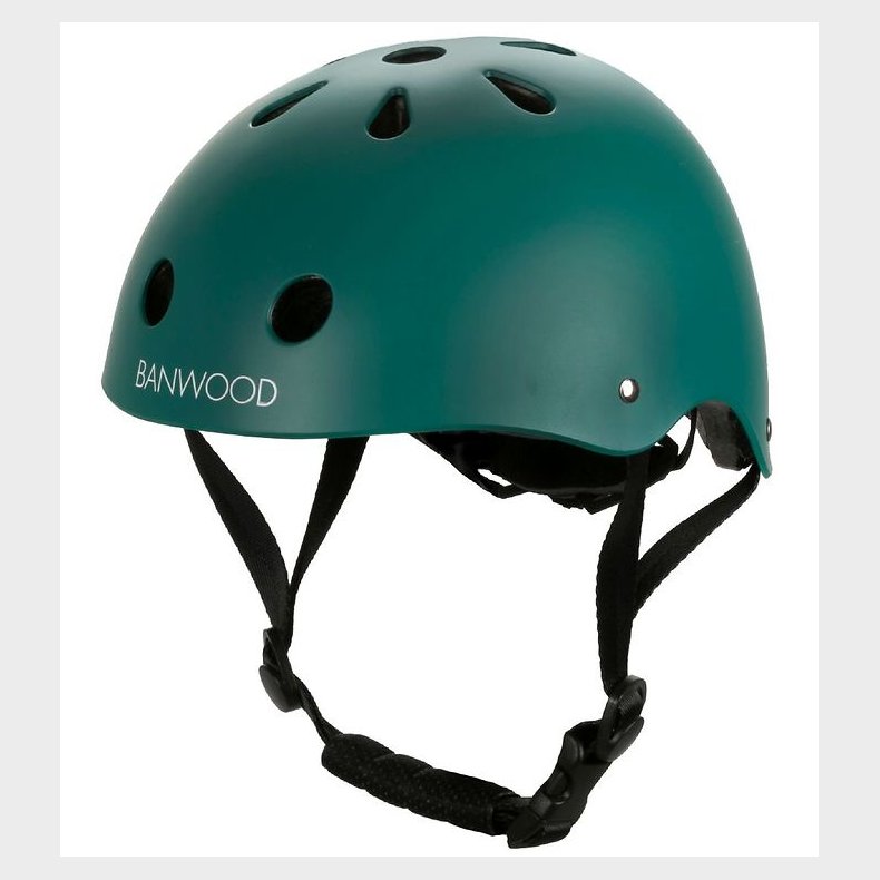Banwood Cykelhjelm - Classic - Mrkegrn