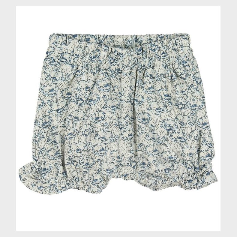 En Fant Shorts - Creme m. Blomster