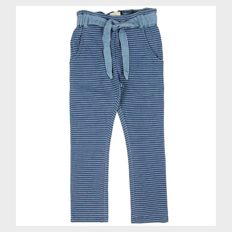 En Fant Bukser - Blmeleret m. Striber