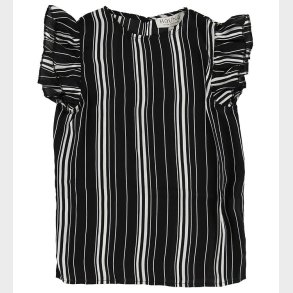 Hound T-shirt - Sort/Hvidstribet