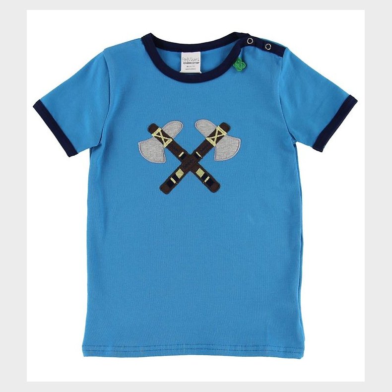 Freds World T-shirt - Bl m. kser