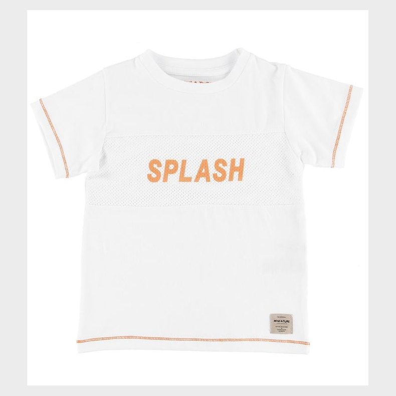 Mini A Ture T-shirt - Simion - White m. Splash