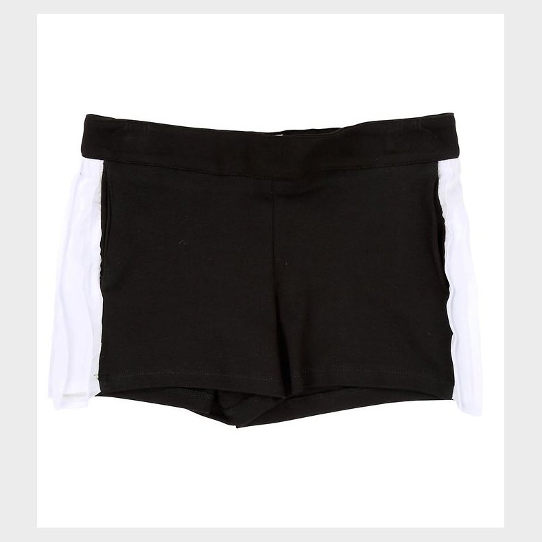 Karl Lagerfeld Shorts - Sort/Hvid m. Fl�ser