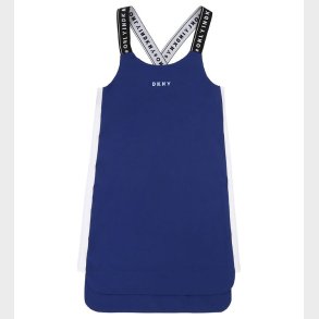 DKNY Kjole - Bl/Hvid