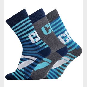 Ronaldo Strmper - 3-pak - Bl/Gr m. Print