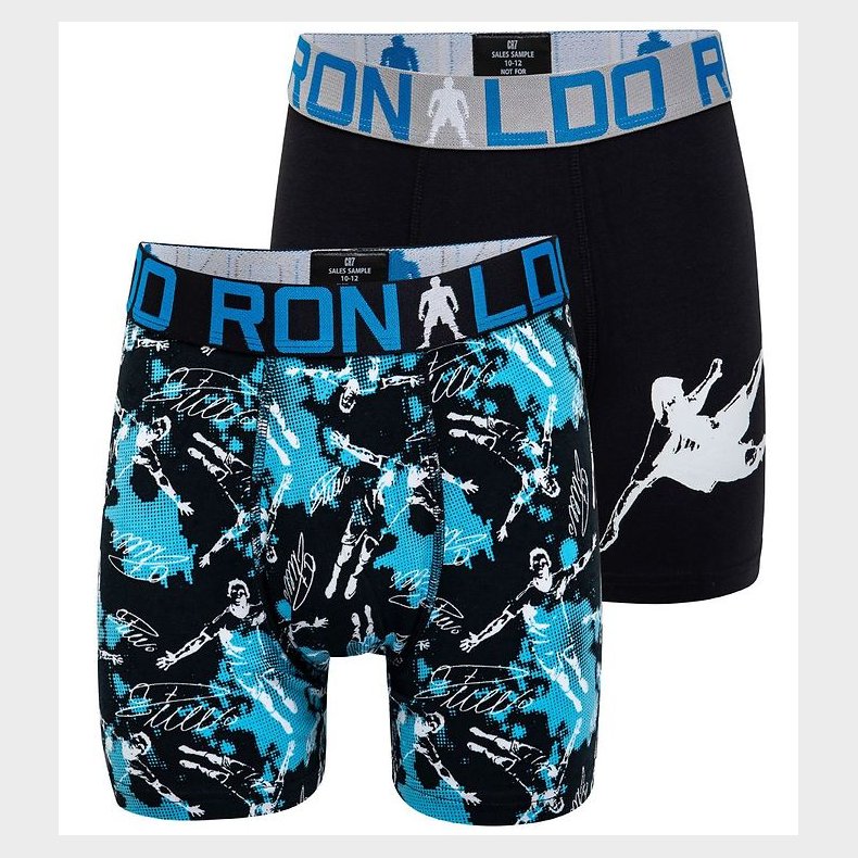 Ronaldo Boxershorts - 2-pak - Sort m. Print
