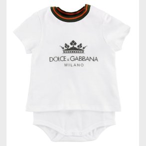 Dolce & Gabbana Body m. T-Shirt k/ - Hvid m. Logo