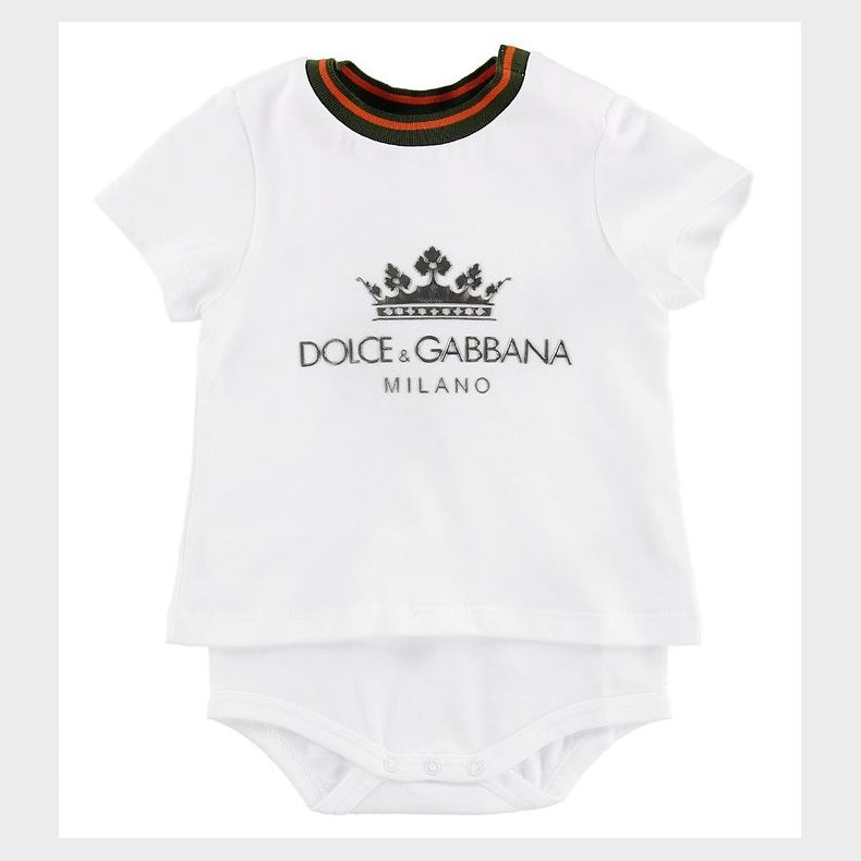 Dolce & Gabbana Body m. T-Shirt k/ - Hvid m. Logo