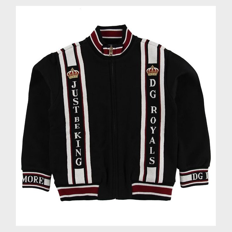 Dolce & Gabbana Cardigan - Sort m. Logo