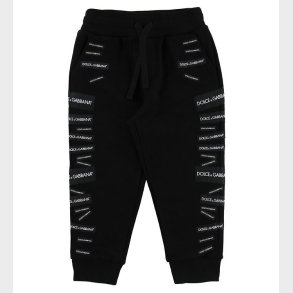 Dolce & Gabbana Sweatpants - Sort m. Patches