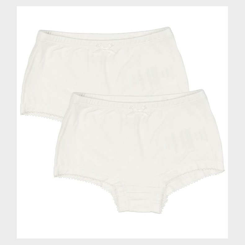 Minymo Hipsters - 2-pak - Bambus - Hvid