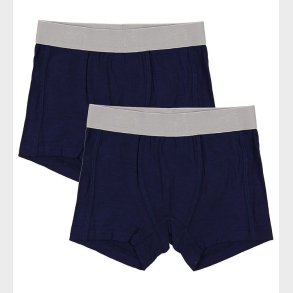 Minymo Boxershorts - 2-pak - Bambus - Navy