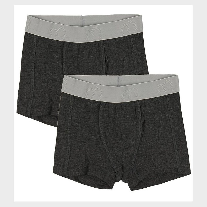 Minymo Boxershorts - 2-pak - Bambus - Koksgr�meleret