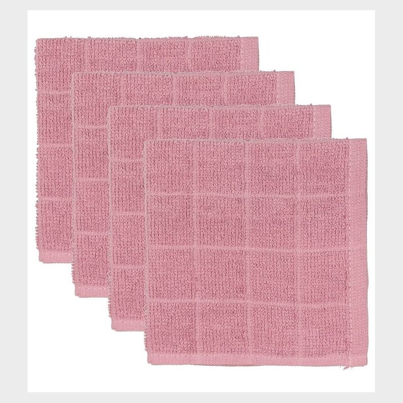 Pippi Vaskeklude - 4-pak - Gl. Rosa