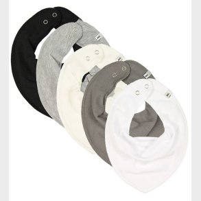 Pippi Savlesm�kke - Spids - 5-pak - Hvid/Gr�meleret/Sort