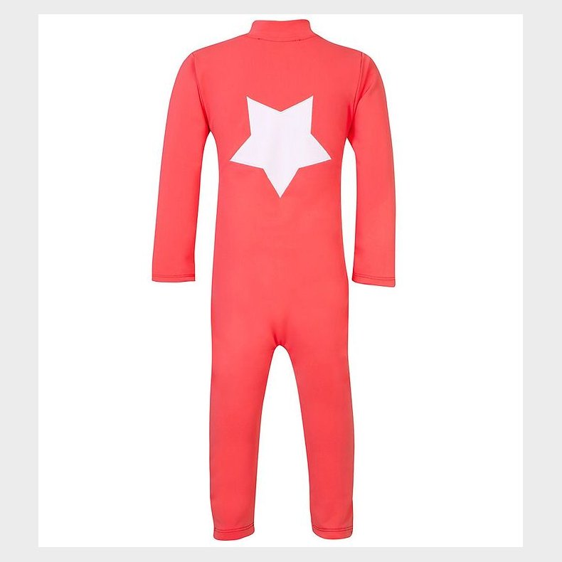 Petit Crabe Badeheldragt - Lou - UV50+ - Mrk Koral m. Stjerne