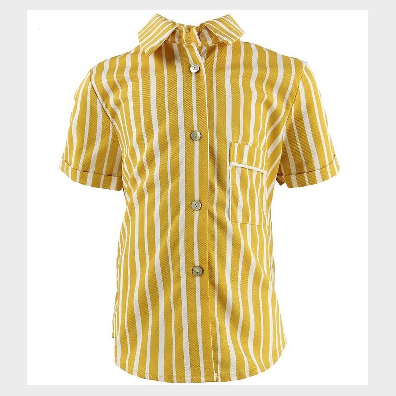 Grunt Skjorte - Sofia - Gulstribet