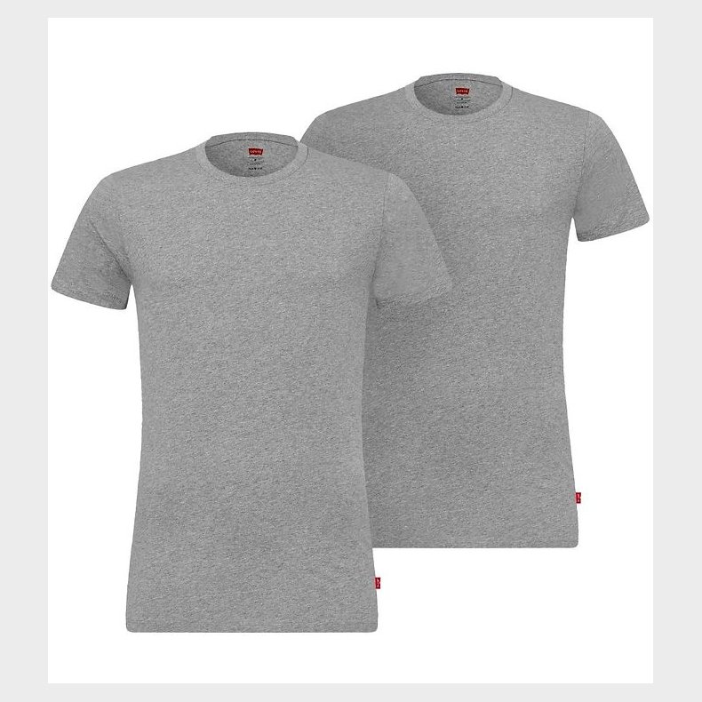 Levis T-shirt - 2-pak - Crew Neck - Grmeleret