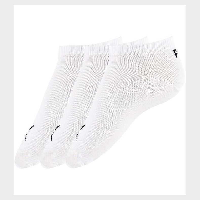 Puma Ankelstr�mper - 3-pak - Sneaker Plain - Hvid