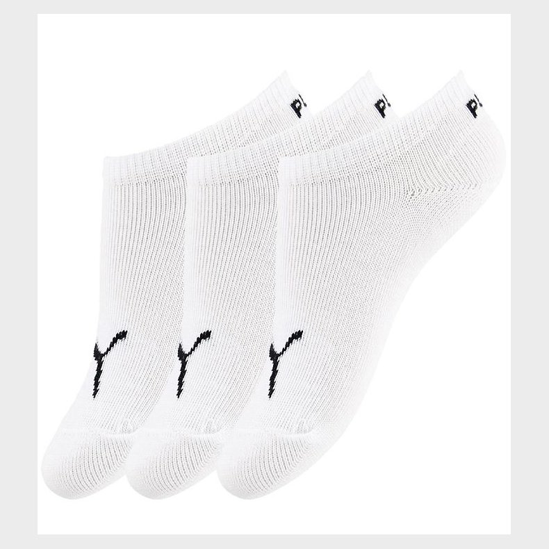 Puma Ankelstrmper - 3-pak - Invisible - Hvid