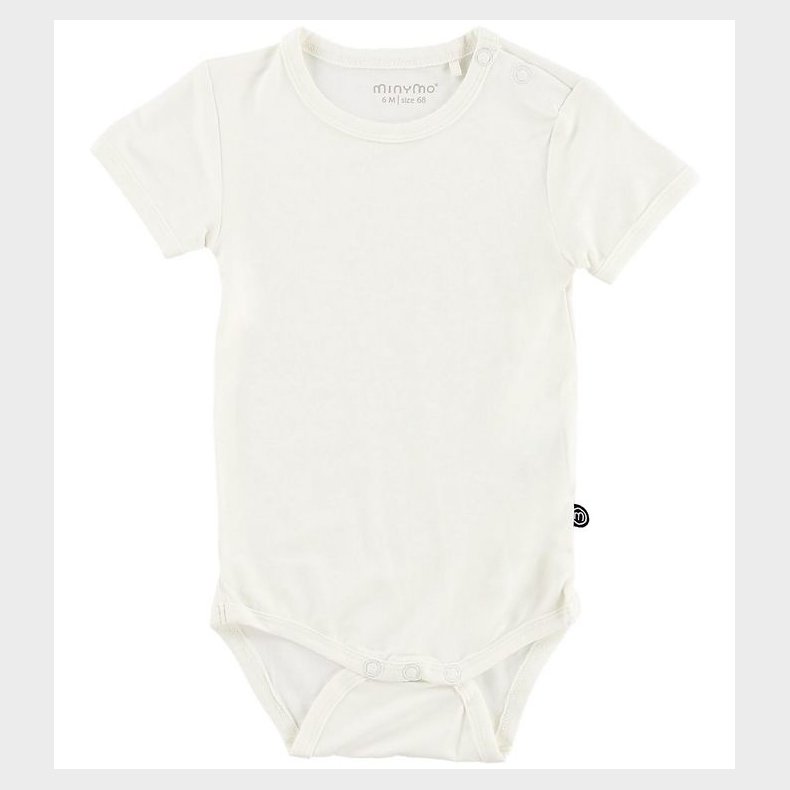 Minymo Body k/� - Bambus - Hvid