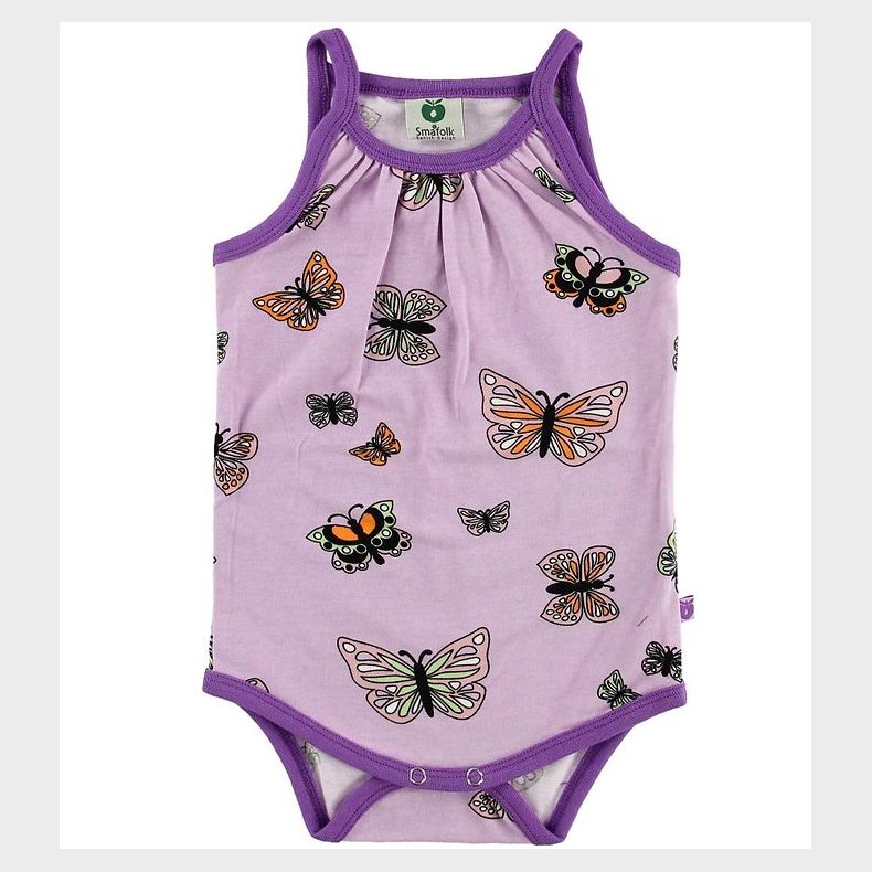Smfolk Body u/ - Lavendel m. Sommerfugle