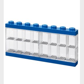 LEGO® Storage Minifigur Display - 16 rum - 38 cm - Bl�