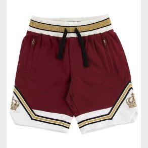 Dolce & Gabbana Shorts - Bordeaux m. Hvid/Guld