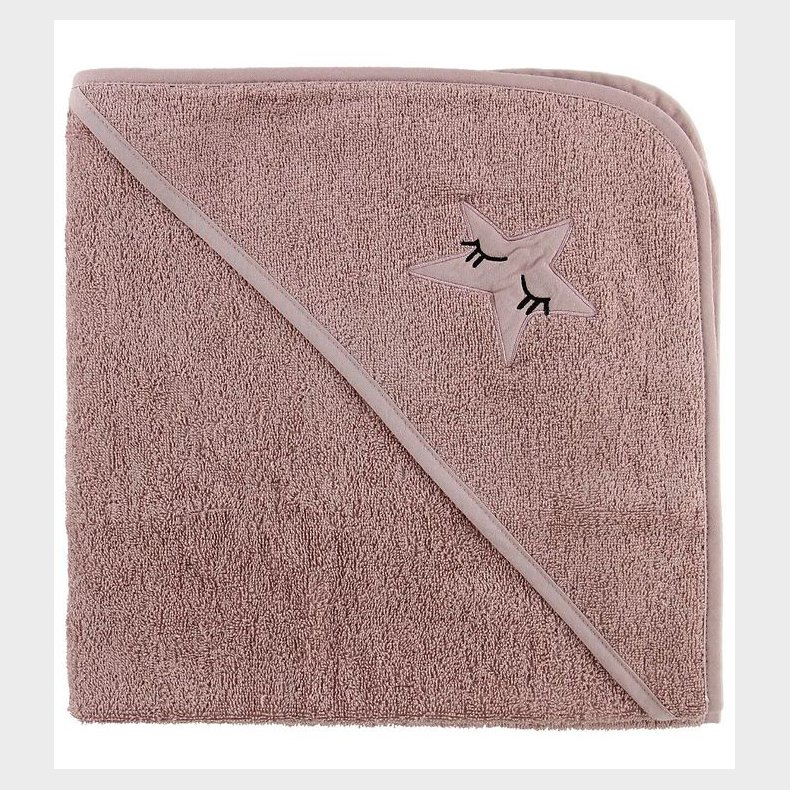 Nrgaard Madsens Badeslag - 75x75 cm - Rosa m. Stjerne
