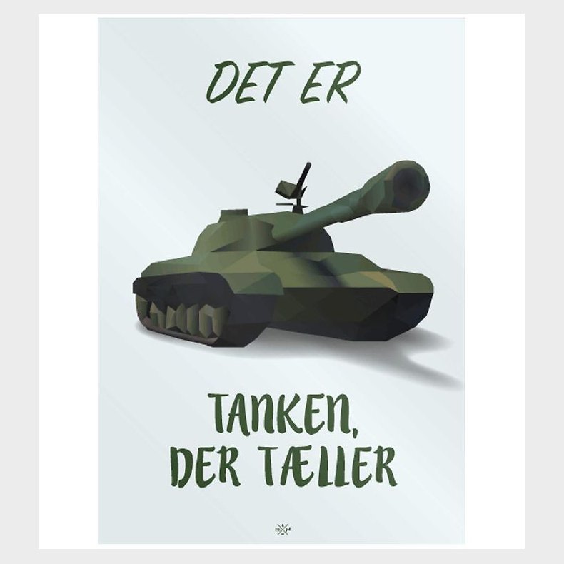 Citatplakat Plakat - B2 - Tanken