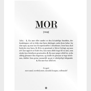 Citatplakat Plakat - B2 - Mor