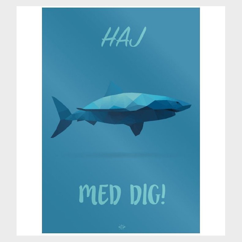 Citatplakat Plakat - A3 - Haj Med Dig