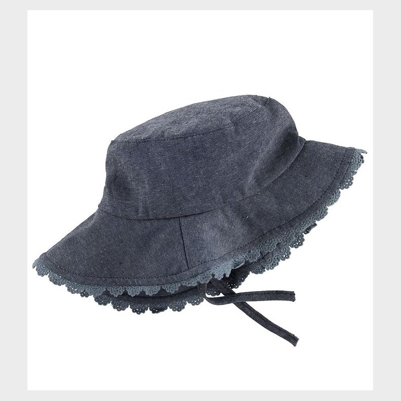 Melton Bllehat - UV30 - Denim m. Blonde